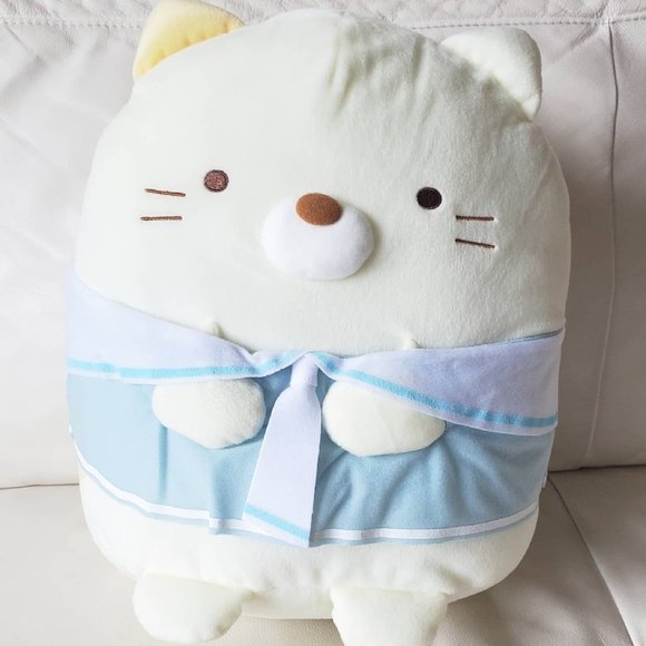 Sumikkogurashi - Pastel Marine XL Plush - Neko Cat - Picture 1 of 2